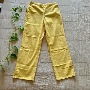 Alfred Dunner Sunny Yellow Pants